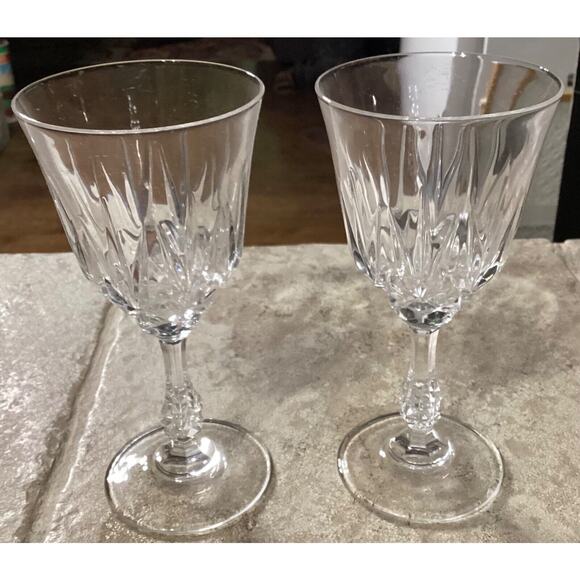 (6) Lead? Crystal Wine Glasses ~ 7” - Picture 7 of 7